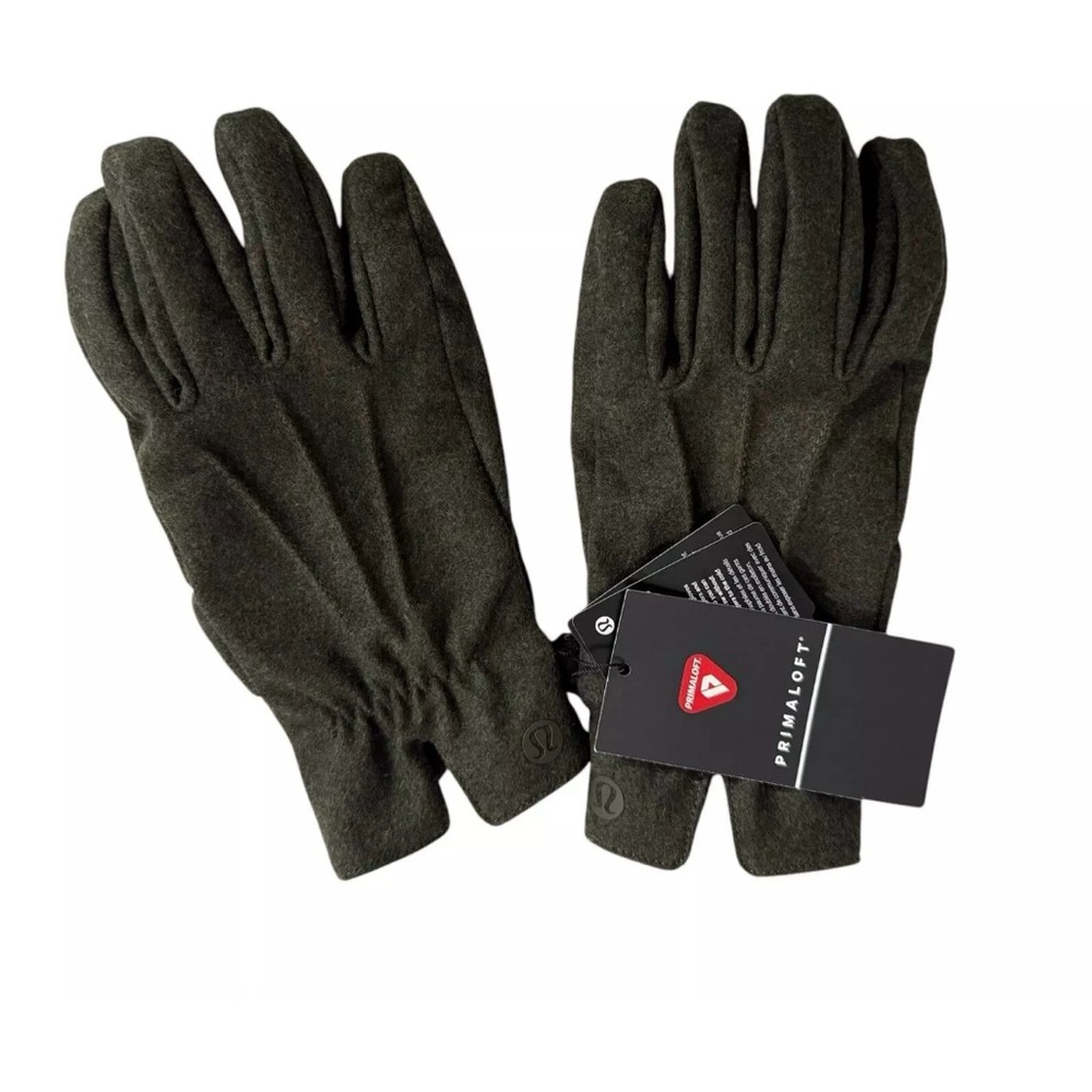 SOLD‼️Lululemon Men City Keeper Gloves Insulated Size L/XL Heathered Dark Olive